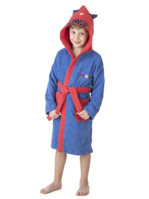 Albornoz niño con capucha 400gr (2-8 años) HERO Secaneta