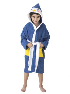 Albornoz niño con capucha 400gr (2-8 años) PINGUIN Secaneta