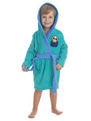Albornoz niño con capucha 400gr (2-8 años) POCKET Secaneta