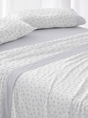Juego sábanas verano TR1545 Burrito Blanco