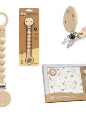 Juego sábanas CUNA estampado + Broche 03347 INTERBABY