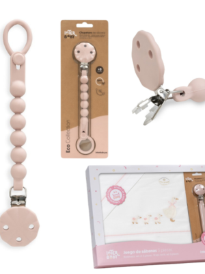 Juego sábanas CUNA estampado + Broche 03343 INTERBABY
