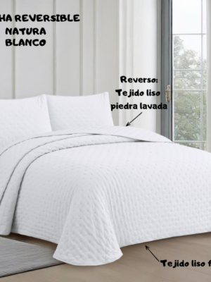 Colcha Bouti reversible NATURA (90 a 2M) DMATEO