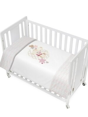 Funda nórdica reversible desenfundable sin relleno FN004 PETALOS Interbaby