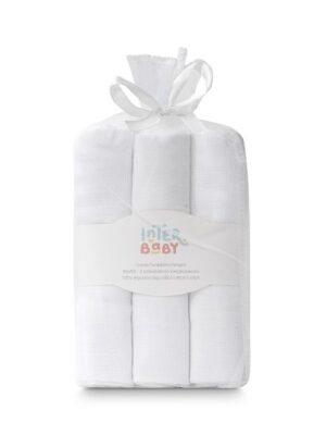 Pack 3 gasas color liso 98982 Interbaby