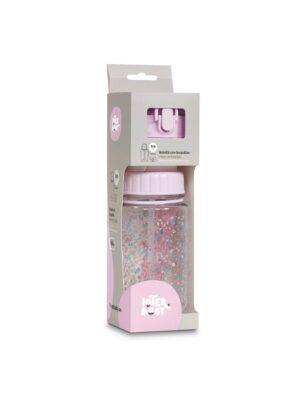 Botella de agua con pajita BOT001 PETALOS Interbaby