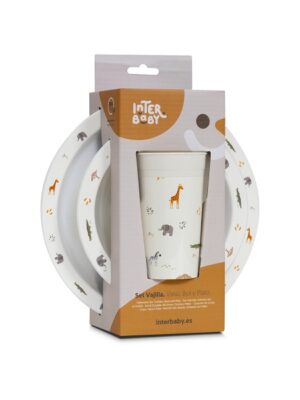 Set vajilla 3 piezas SET64 SAVANNA Interbaby