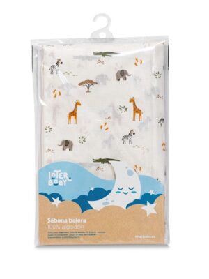 Bajera estampada CUNA 100% algodón 004 SAVANNA Interbaby