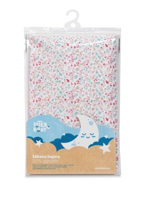 Bajera estampada COCHE 100% algodón 009 PETALOS Interbaby