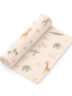 Muselina estampada 1,20x1,20cm SAVANNA 98966 Interbaby
