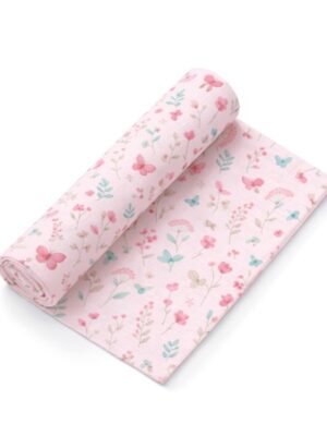 Muselina estampada 1,20x1,20cm PETALOS 98967 Interbaby