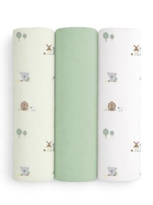 Pack 3 gasas 80x80cm KOALA 98983 Interbaby
