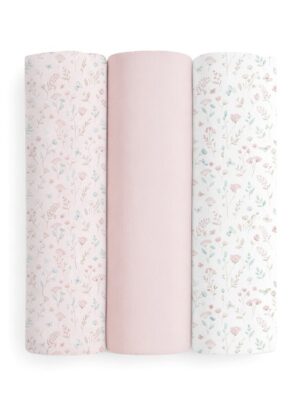 Pack 3 gasas 80x80cm PETALOS 98985 Interbaby