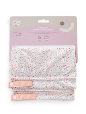 Pack 2 bolsas impermeables para ropa PETALOS Set71 Interbaby