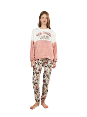 Pijama Snoopy invierno mujer 20455S GISELA