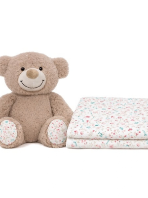 Peluche + manta PE029 PÉTALOS - INTERBABY