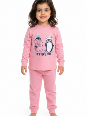 Pijama invierno niña Algodón/Interlock  (2-6 años) 26257 KINANIT