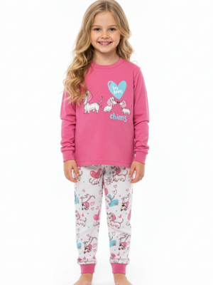 Pijama invierno niña Algodón/Interlock (2-6 años) 26258 KINANIT