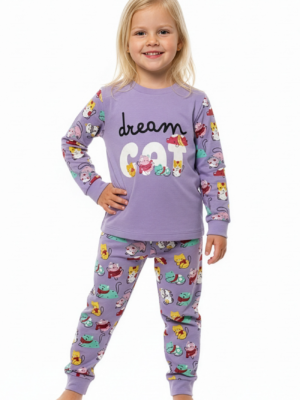 Pijama invierno niña Algodón/Interlock (2-6 años) 26259 KINANIT