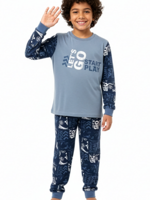 Pijama invierno niño Algodón/Interlock (8-16 años) 26359 KINANIT