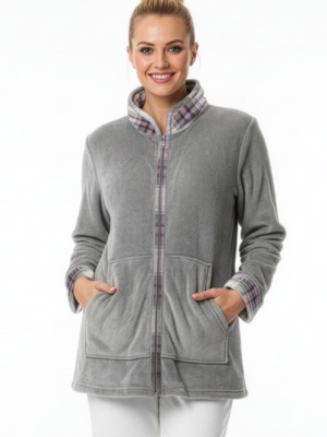 Bata invierno corta señora cremallera (S-XL) 26592 KINANIT