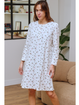 Camisón mujer manga larga interlock 267603 Muslher