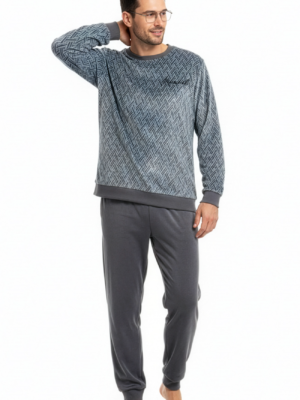 Pijama invierno caballero SPANDEX (S-4XL) 26631 KINANIT