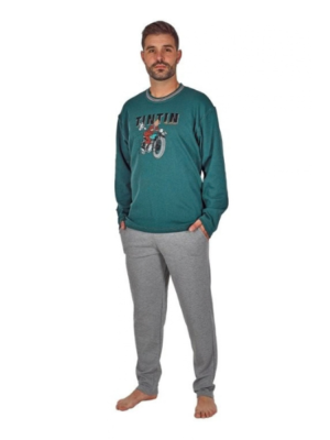 Pijama invierno hombre 80008 Dormen 100% algodón