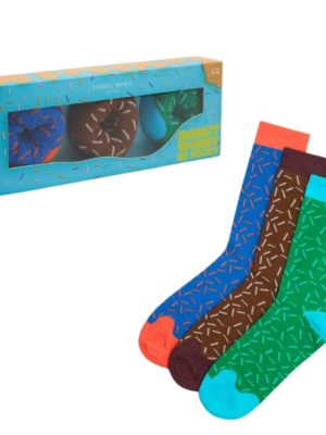 Pack 3 calcetines con estampado divertido hombre 22124 YSABEL MORA
