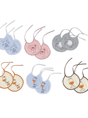 Baberos rizo bordados 00123 - Interbaby