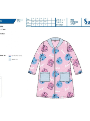 Bata niña coralina LILO&STITCH (4 a 8 años) 55728 SUNCITY