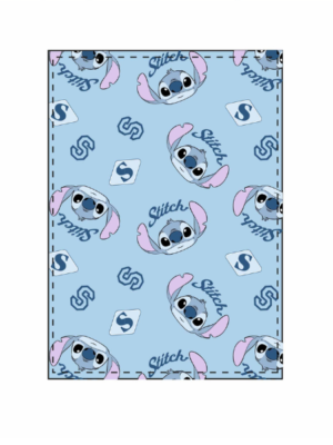 Manta coralina LILO&STITCH 100X140cm 83422 - SUNCITY