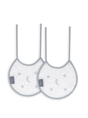 Pack 2 baberos rizo estrellas luna (Don Algodón) DABABE003 - Interbaby