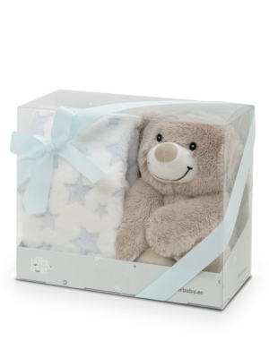 Peluche+manta PE020 ESTRELLA BEAR - INTERBABY